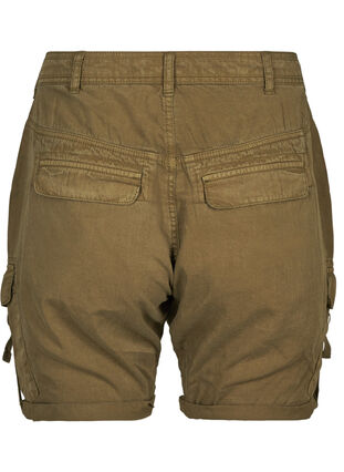 Shorts med sidelommer i lyocell, Tarmac, Packshot image number 1