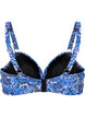 Bikinioverdel med b&oslash;yle og m&oslash;nster, Bl&aring;, Packshot image number 1