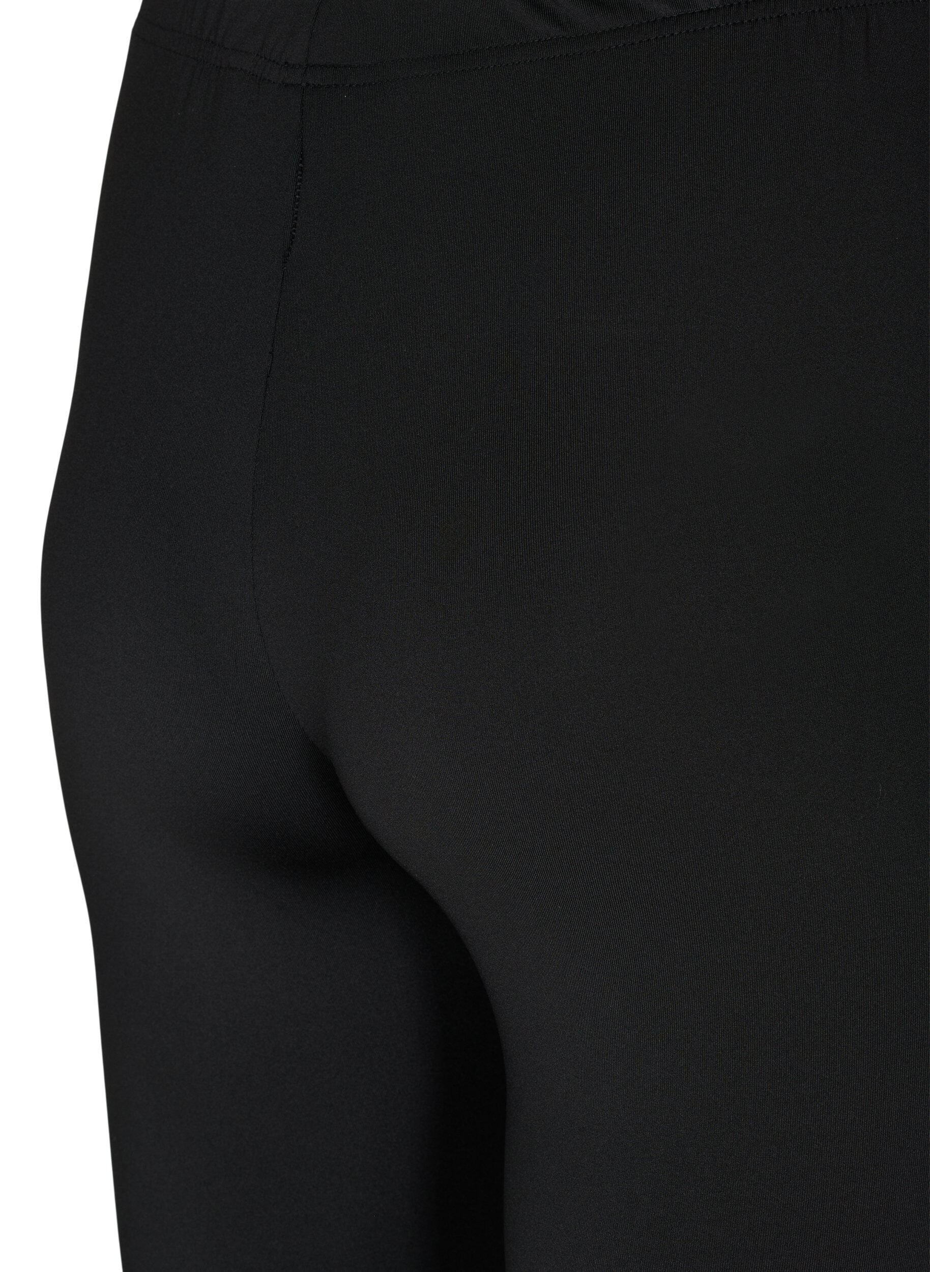 Zizzi Basisleggings, 2.stk, Black, Packshot image number 2