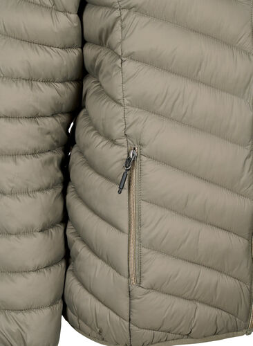 Lettvektsjakke med hette, Bungee Cord , Packshot image number 3