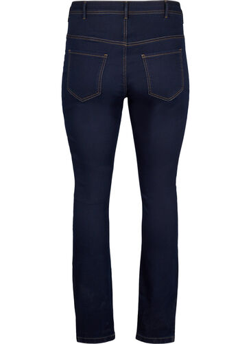 Super slim Amy jeans med høyt liv, Blue denim, Packshot image number 1