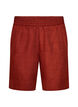 Shorts med lommer og h&oslash;y midje, R&oslash;d, Packshot image number 0