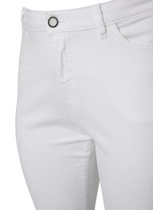Ellen bootcut jeans med høyt liv, White, Packshot image number 2
