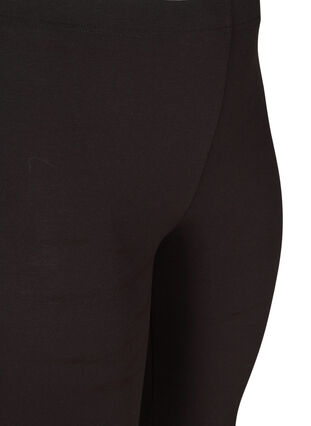3/4-leggings i viskosemiks, Black, Packshot image number 2