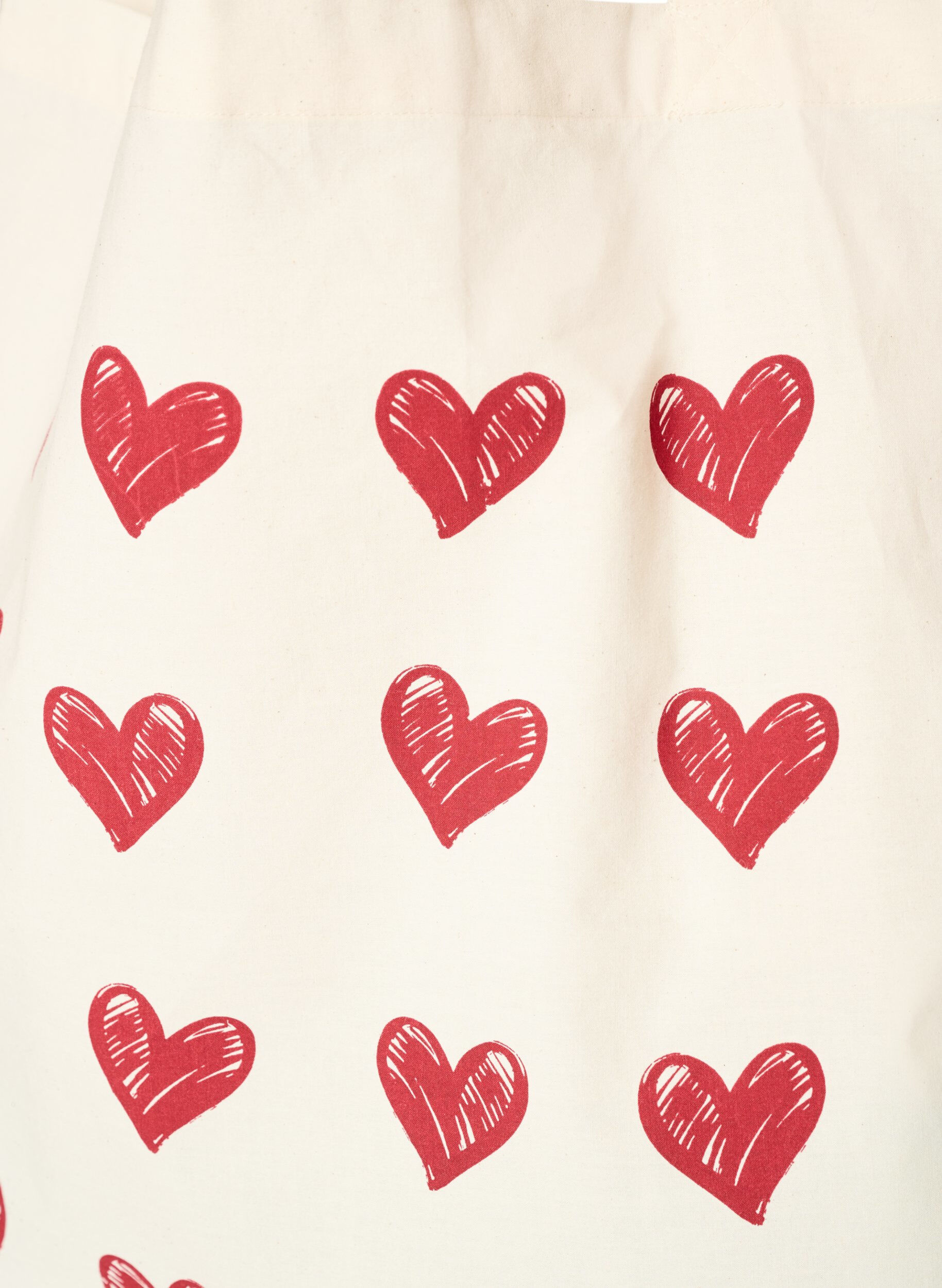 ZizziTote bag med trykk, R&oslash;d, Packshot image number 2
