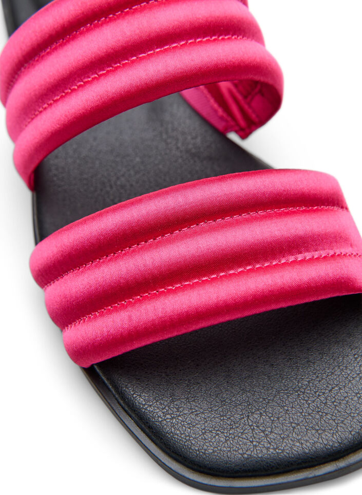 Sandal med polstrede stropper, Rosa, Packshot image number 3