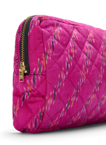 Toalettveske av indiske vintage sarier, Very Berry AOP, Packshot image number 2