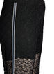 Gjennomsiktige jeans med vide ben med blonder, Svart, Packshot image number 3