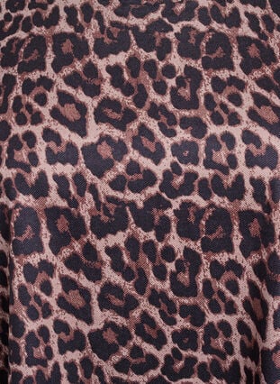 Zizzi FLASH - T-skjorte med leopardmønster, Brun, Packshot image number 2