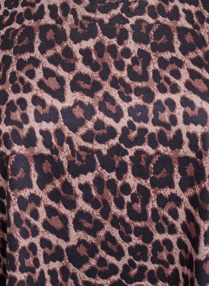 FLASH - T-skjorte med leopardmønster, Brun, Packshot image number 2