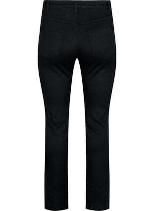 Zizzi Slim fit Emily jeans med normal midje, Black, Packshot image number 1