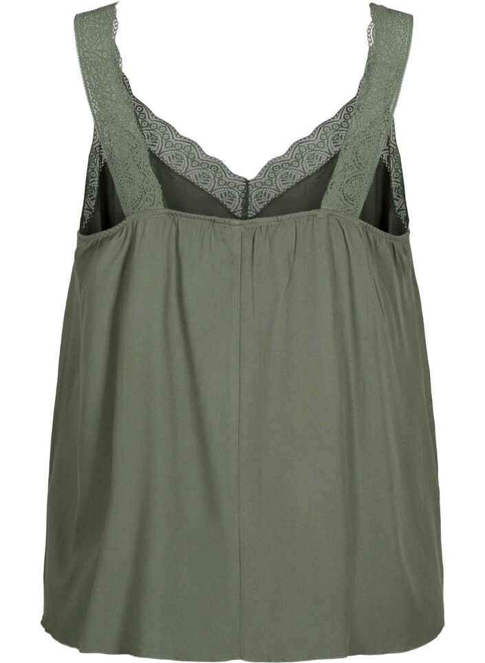 Blondetopp i viskose, Thyme, Packshot image number 1