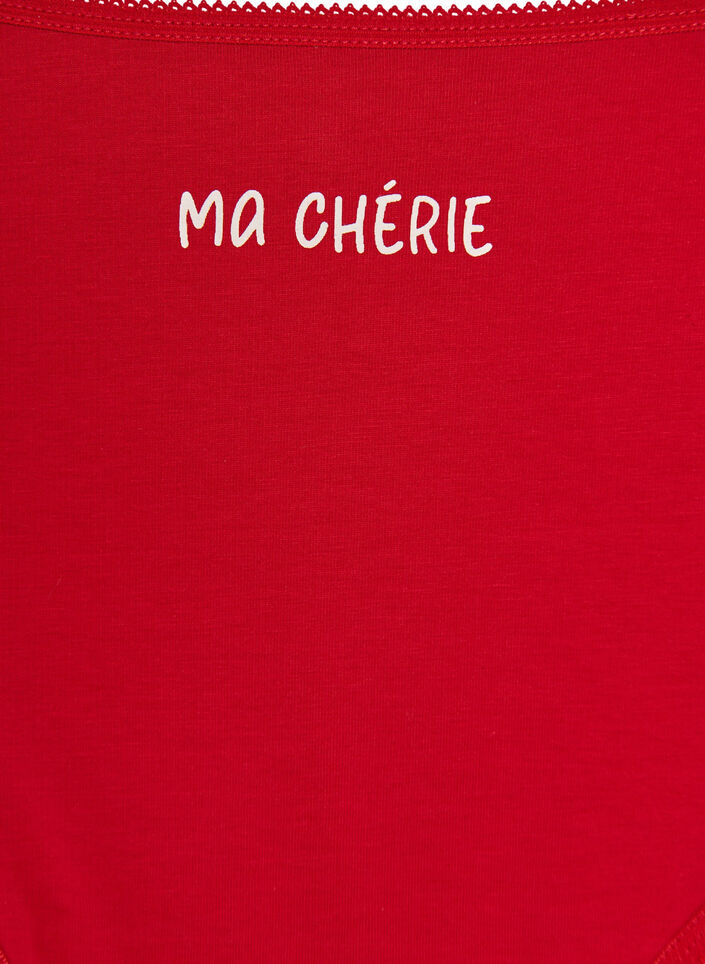 7-pack hipstertruse med vanlig midje, R&oslash;d, Packshot image number 4