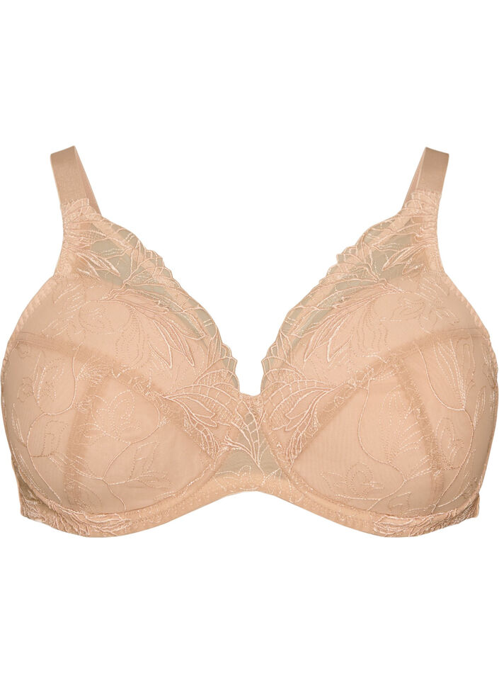 Polstret blonder BH med b&oslash;yle, Beige, Packshot image number 0