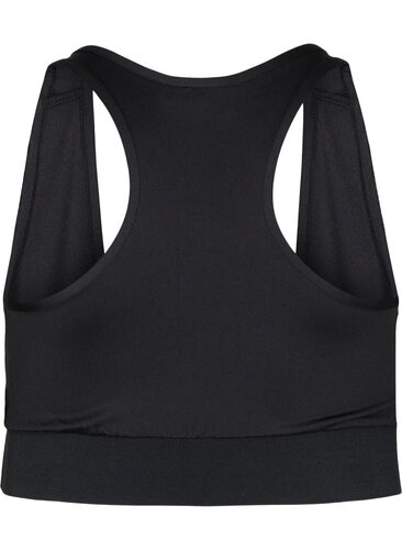 Sports-BH med bryterrygg, Black, Packshot image number 1