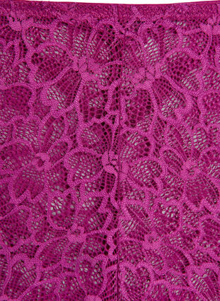 Zizzi Blomstret g-streng i blonde med normalhøy midje, Lilla, Packshot image number 2