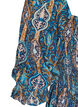 Sommerkjole i viskose med paisley-trykk, Bl&aring;, Packshot image number 3