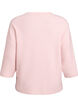Løs strikk med 3/4-ermer, Rosa, Packshot image number 1