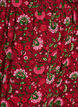 Bomulls pyjamasbukser med trykk, R&oslash;d, Packshot image number 2