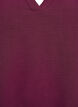 Bluse med 3/4 ermer, M&oslash;rk Bordeaux, Packshot image number 2
