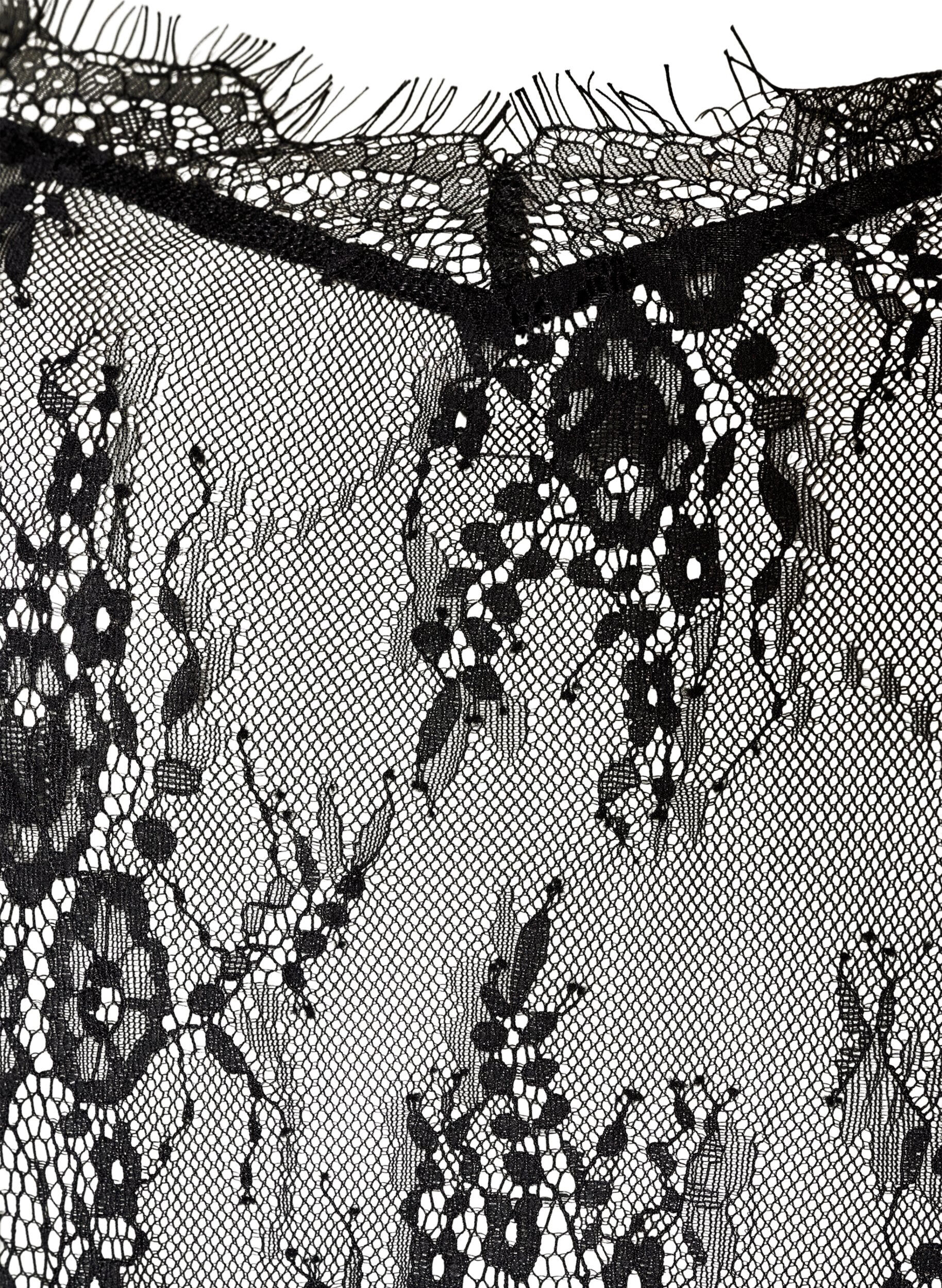 ZizziBlondekjole med asymmetrisk snitt, Svart, Packshot image number 2