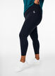 Treningsleggings med forsterkning på innsiden av lårene, Black, Model image number 2