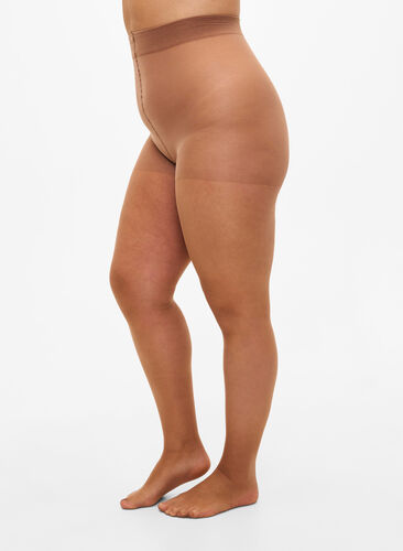 Solbrune tights i 25 denier, Nude, Model image number 0