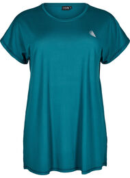 Lang trenings-T-skjorte, Deep Teal