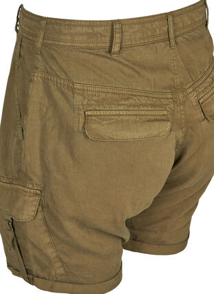 Shorts med sidelommer i lyocell, Tarmac, Packshot image number 3