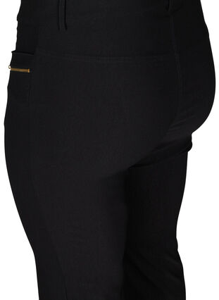 Zizzi Bukser med bootcut, Svart, Packshot image number 3
