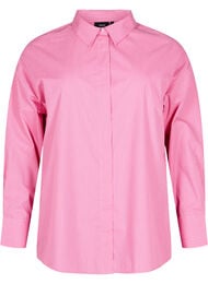 Løs langermet skjorte med striper, B. Pink/Salsa Stripe