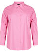 Løs langermet skjorte med striper, Rosa, Packshot image number 0
