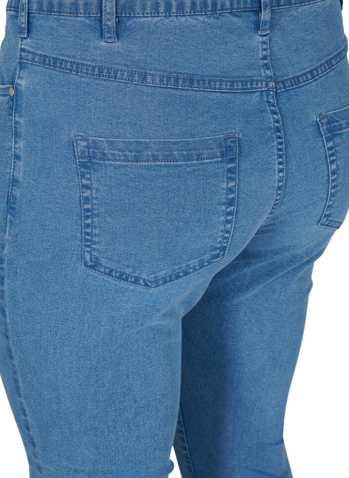 Super slim Amy jeans med høyt liv, Blå, Packshot image number 3
