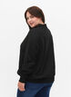 viskosebluse med smock, Black, Model image number 1