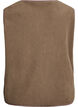 Teddy gilet med knapper og lommer, Brun, Packshot image number 1