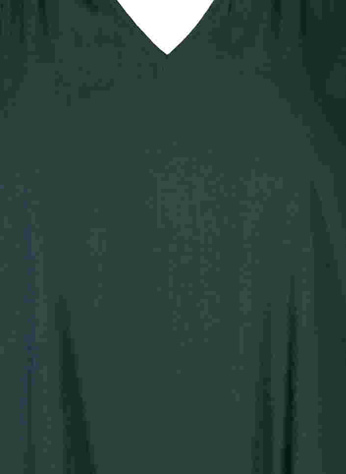 Langermet tunika med v-hals, Darkest Spruce, Packshot image number 2