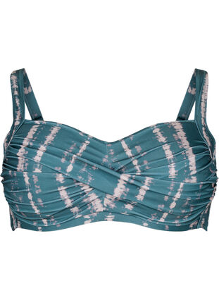 Zizzi Mønstrete bikinioverdel, Tie Dye AOP, Packshot image number 0