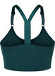 Sømløs sports-BH i ribbet materiale, Pine Grove, Packshot image number 1