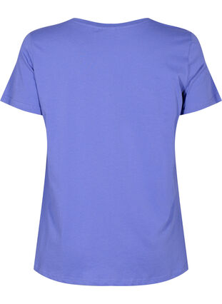 Trenings-t-skjorte med trykk, Very Peri A.C.T.V, Packshot image number 1