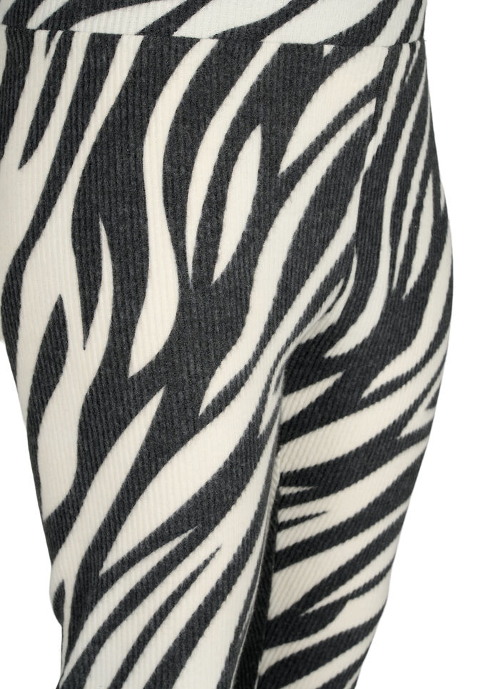 Tights med sebramønster, White Zebra, Packshot image number 2