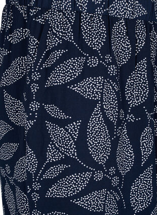 Culottebukser med mønster, Navy B. w. Dot Leaf, Packshot image number 2