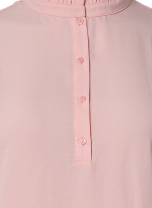 Langermet tunika med volangkrage, Strawberry Cream, Packshot image number 2
