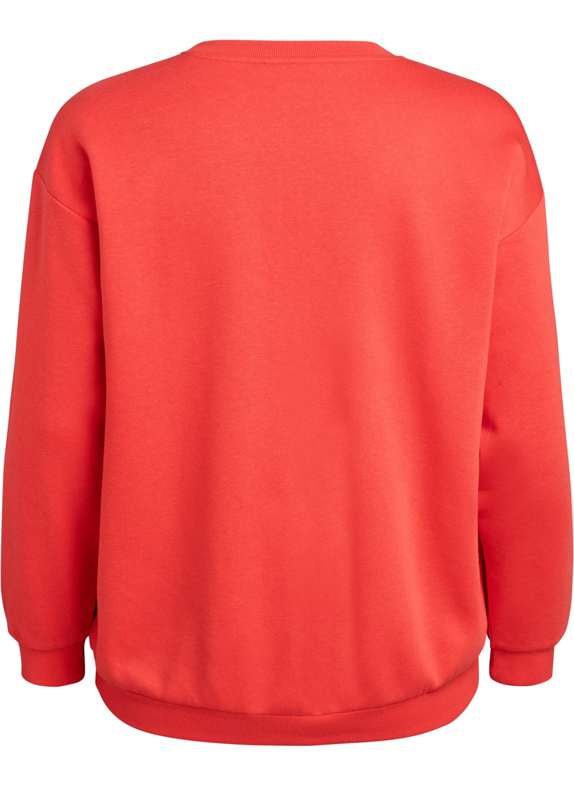 ZizziGenser med motiv foran, R&oslash;d, Packshot image number 1