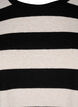 Langermet bluse med striper, Bl. Beige Mel.Stripe, Packshot image number 2