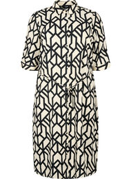 FLASH - Skjortekjole med trykk, Birch Black Graphic