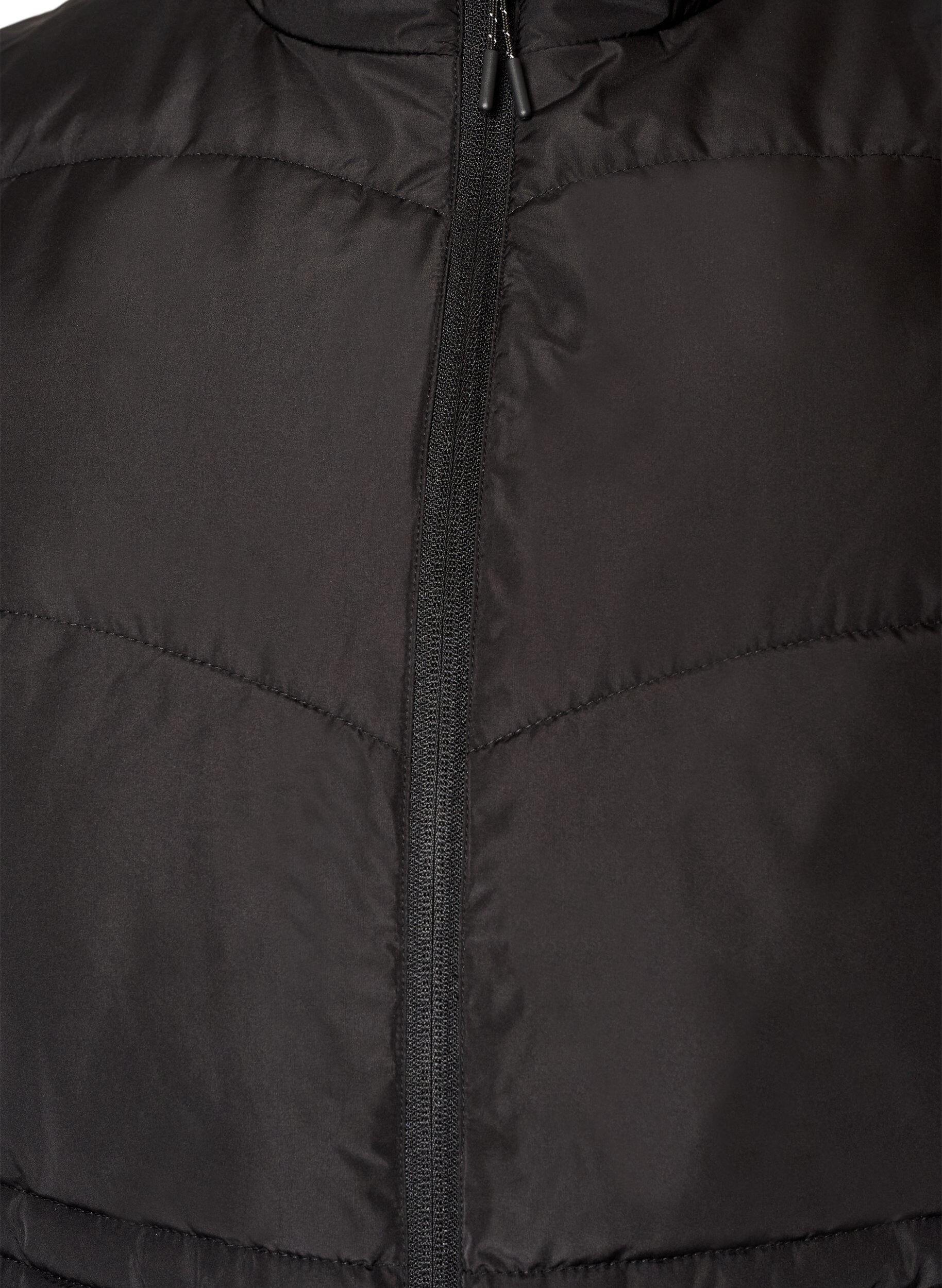 ZizziPuffer vest med justerbar midje, Svart, Packshot image number 2