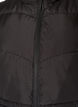 Puffer vest med justerbar midje, Svart, Packshot image number 2