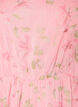 Chiffon festkjole med lange ermer, Rosa, Packshot image number 2