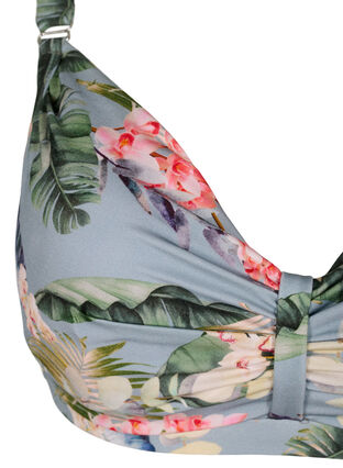 Bikinitopp med bøyle og løse innlegg, Kolyptus Print, Packshot image number 2