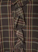Bluse med rutete og rysje detaljer, Gr&oslash;nn, Packshot image number 2